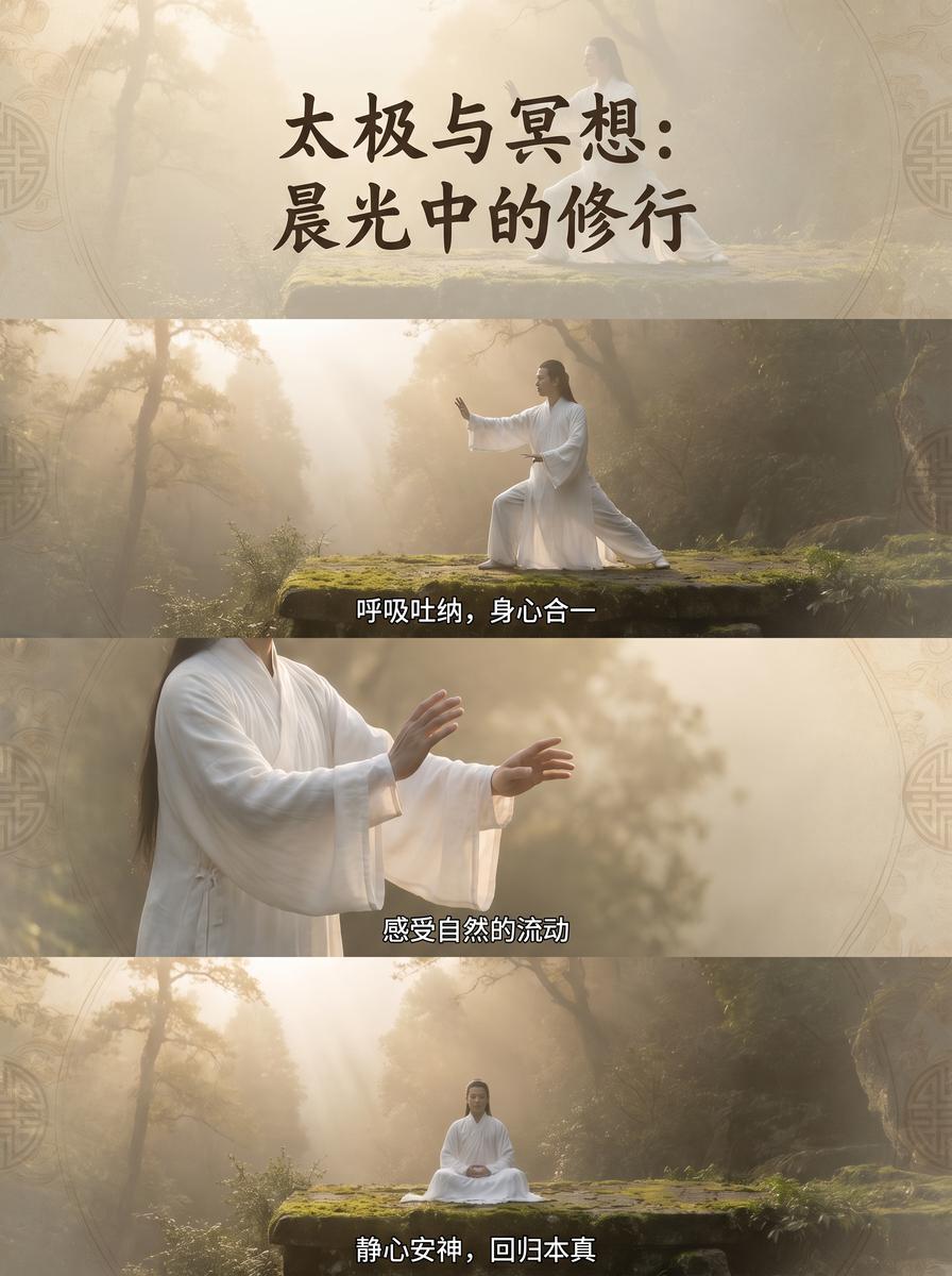 17C 太极晨练视频演示：晨光中的东方身心修行 - www.zyrexes.cn